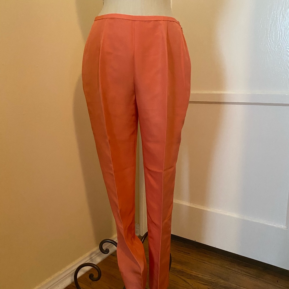 Ann Taylor Loft orange slacks